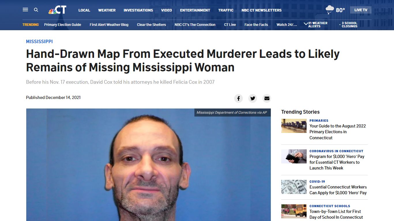Map From Executed Murderer Leads to Likely Remains of ...